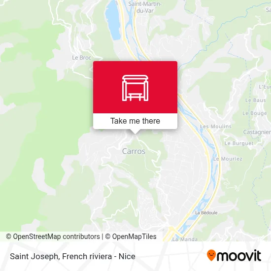 Saint Joseph map