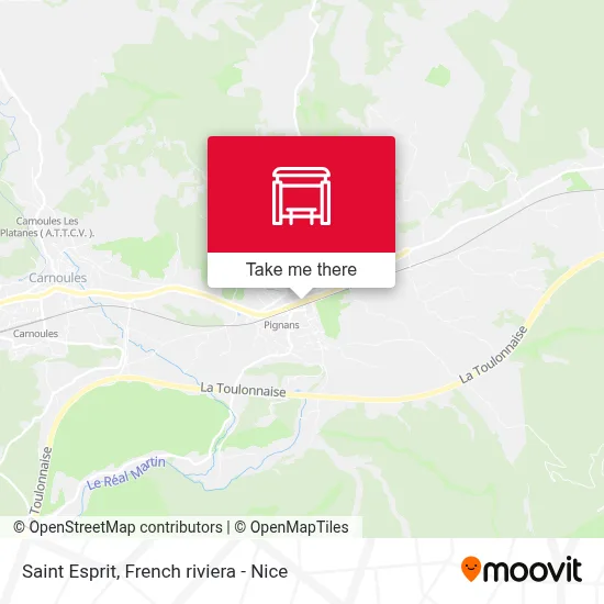 Saint Esprit map