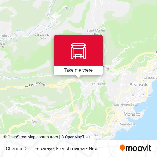 Chemin De L Esparaye map