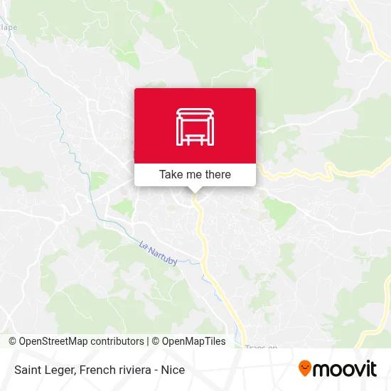 Saint Leger map
