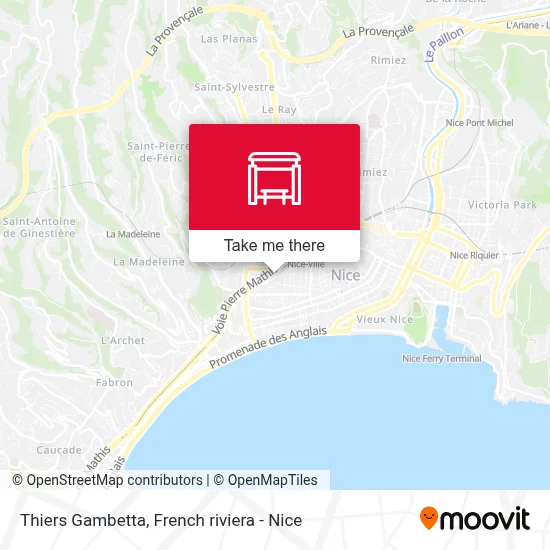 Thiers Gambetta map