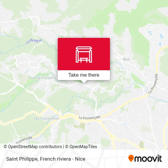 Saint Philippe map