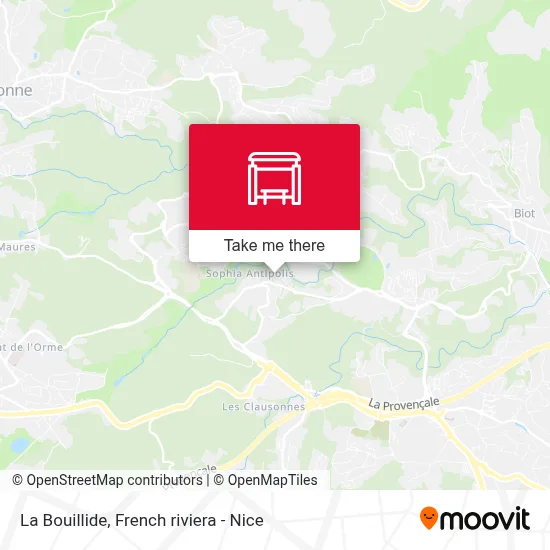 La Bouillide map