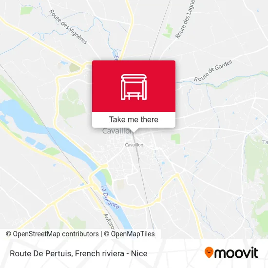 Route De Pertuis map