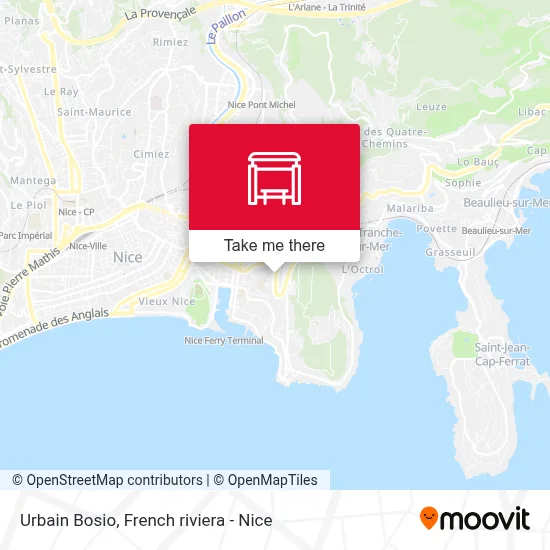 Urbain Bosio map
