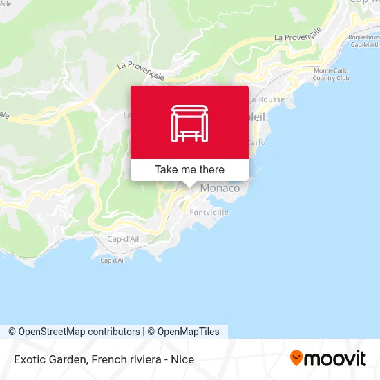 Jardin Exotique map