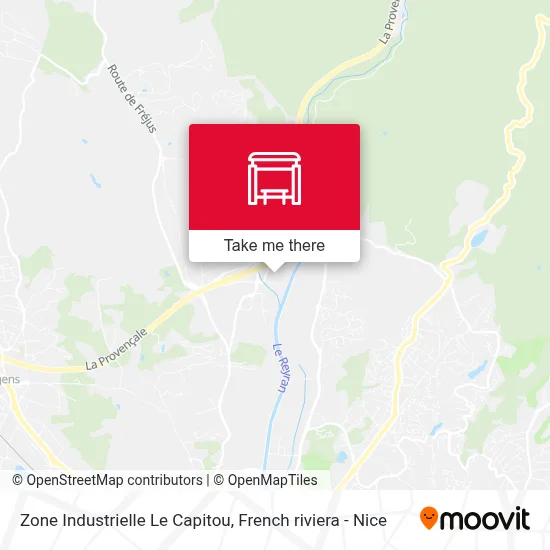 Zone Industrielle Le Capitou map
