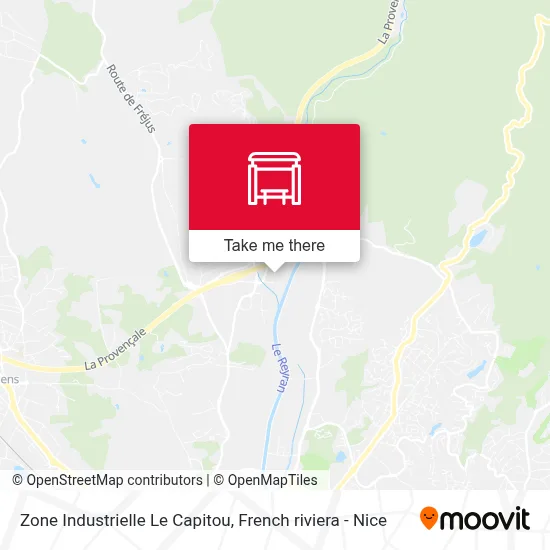 Zone Industrielle Le Capitou map