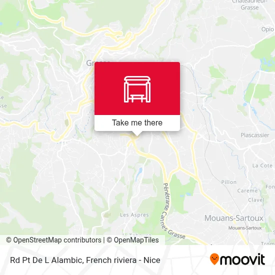 Mapa Rd Pt De L Alambic