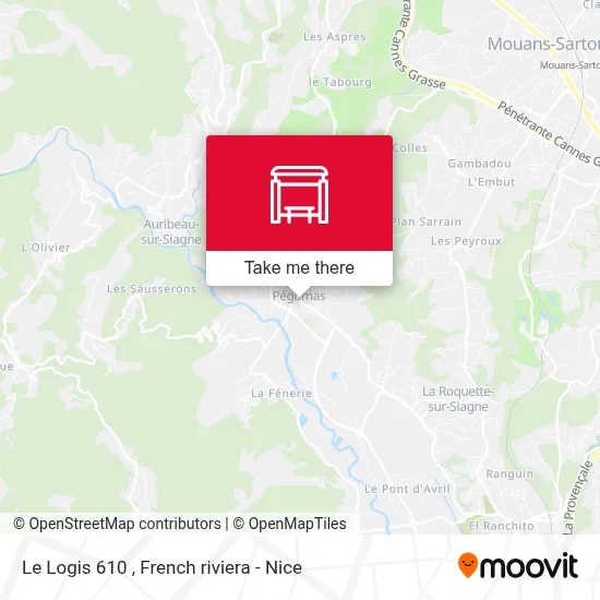 Le Logis 610 map