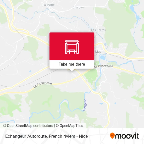 Echangeur Autoroute map