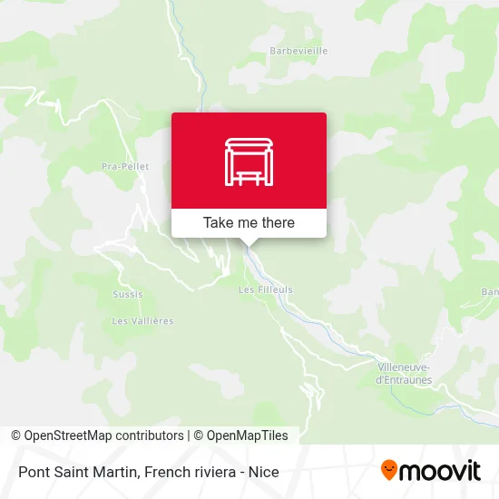 Pont Saint Martin map