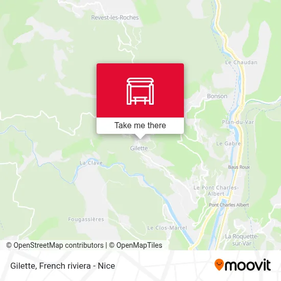 Gilette map