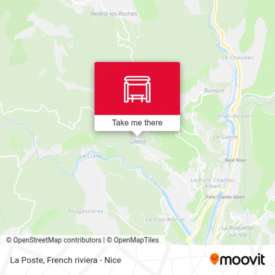 Mapa La Poste