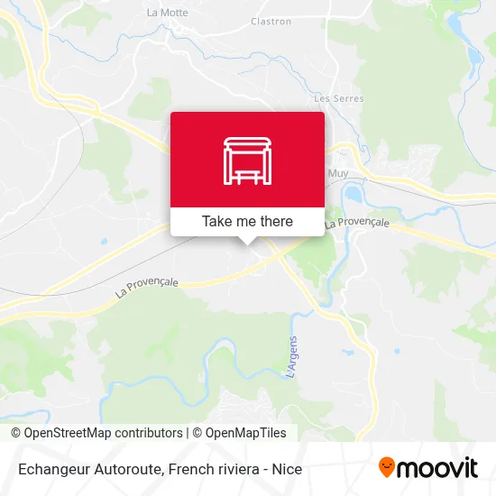 Echangeur Autoroute map