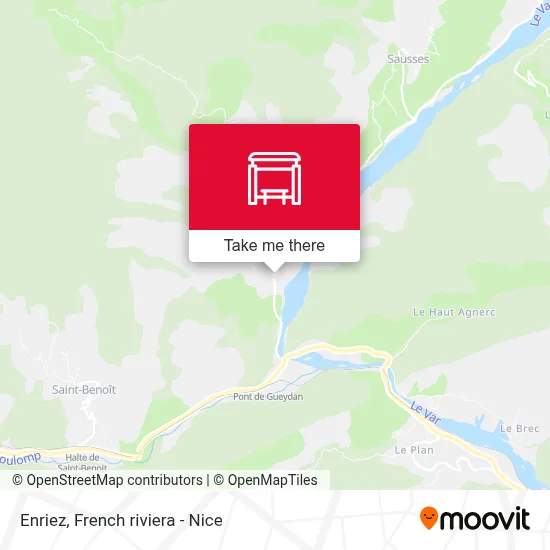 Enriez map