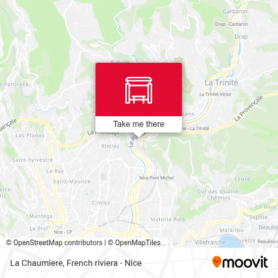La Chaumiere map