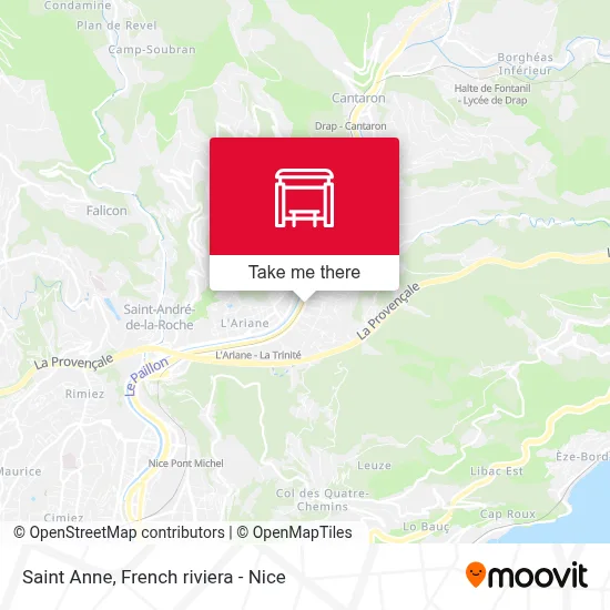 Sainte Anne map