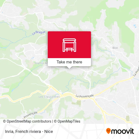 Mapa Inria