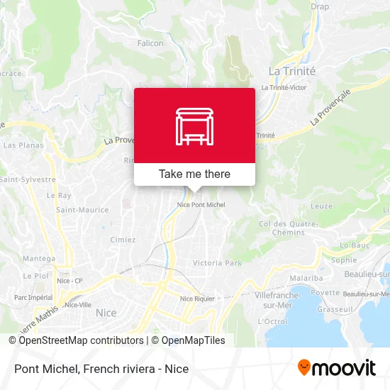 Pont Michel map