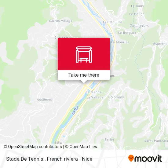 Stade De Tennis map
