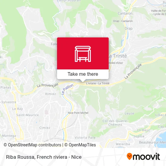 Mapa Riba Roussa