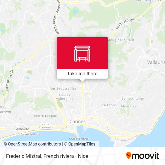 Frederic Mistral map