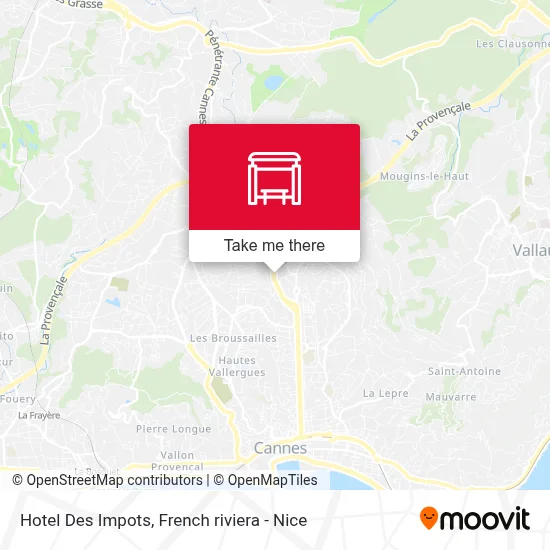 Hotel Des Impots map