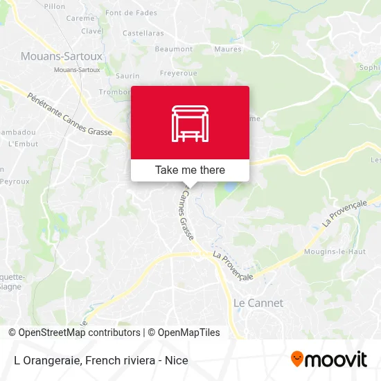 Mapa L Orangeraie