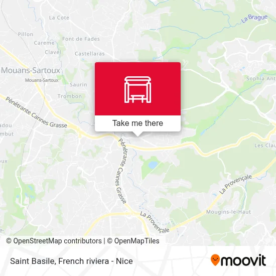 Saint Basile map