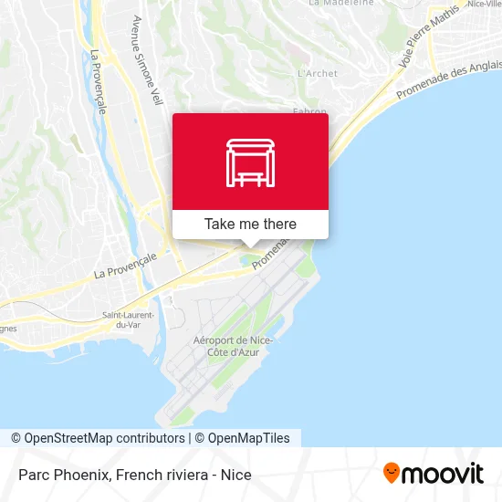 Parc Phoenix map