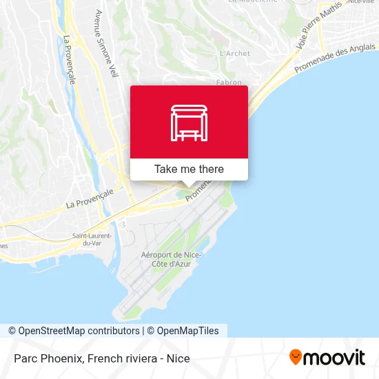 Mapa Parc Phoenix