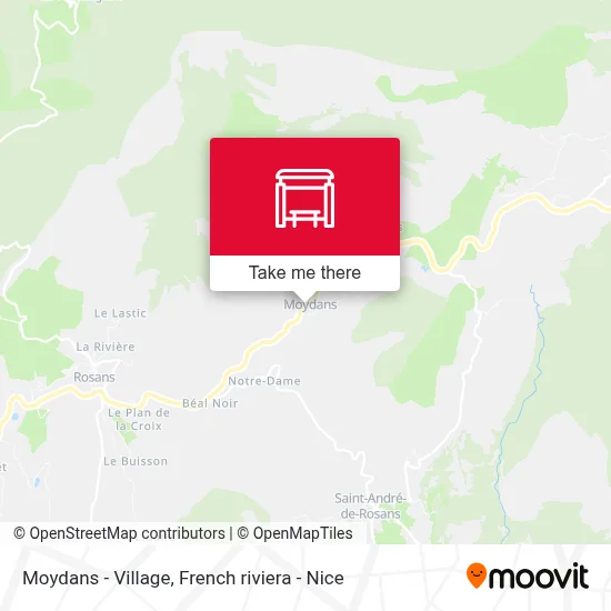 Moydans - Village map