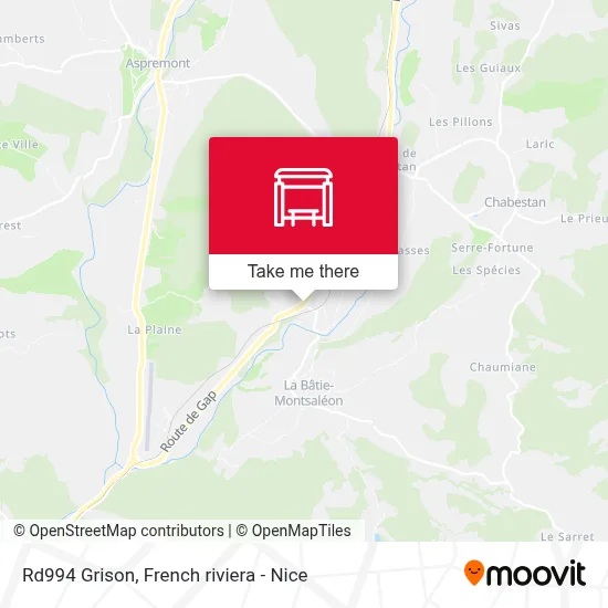 Mapa Rd994 Grison