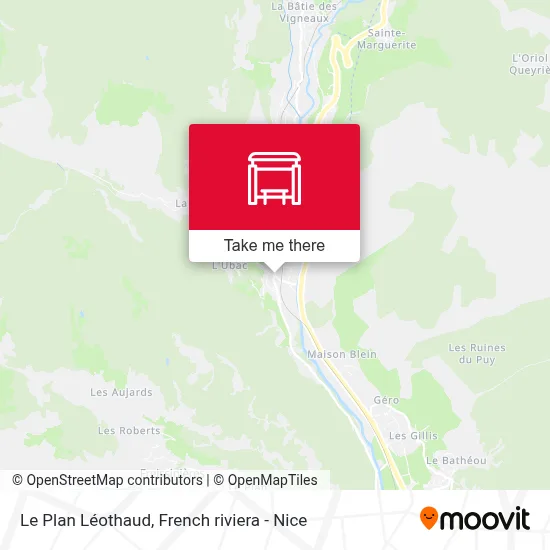 Le Plan Léothaud map