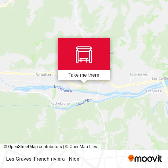 Les Graves map
