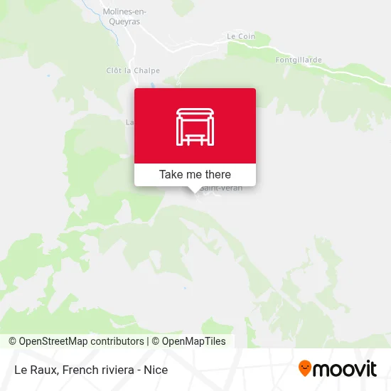 Le Raux map