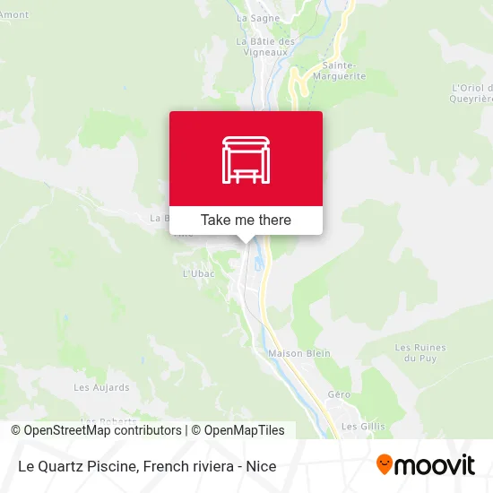 Le Quartz Piscine map