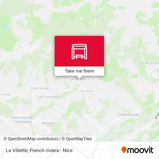La Villette map