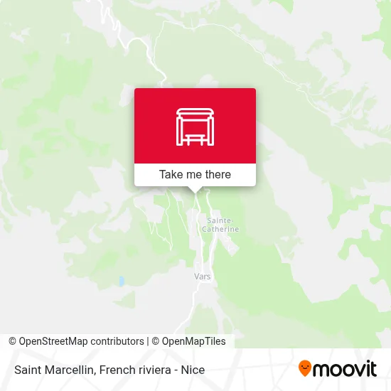 Saint Marcellin map