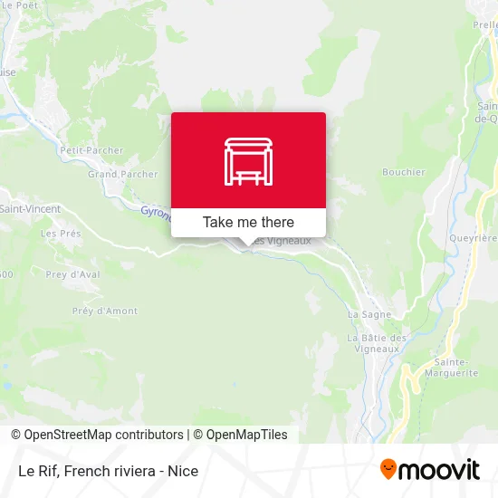 Le Rif map
