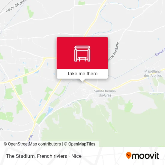 Mapa Le Stade