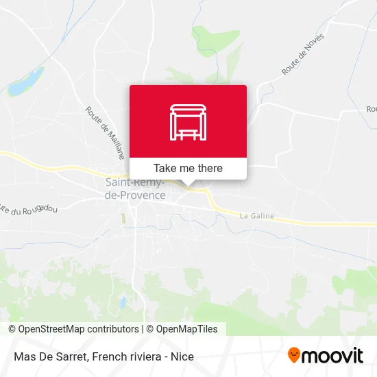 Mas De Sarret map