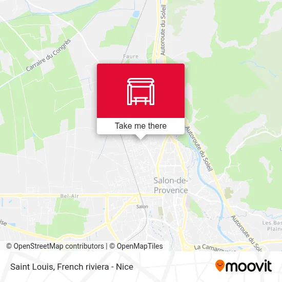 Saint Louis map