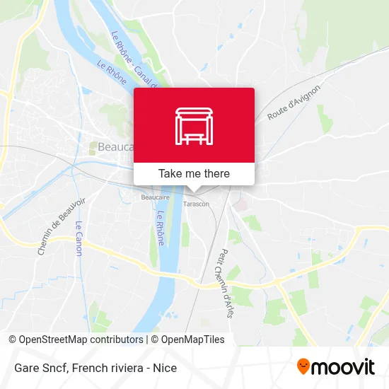 Gare Sncf map