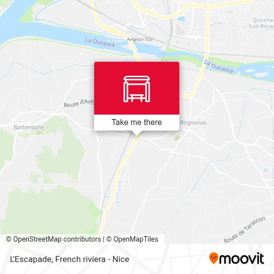 L'Escapade map