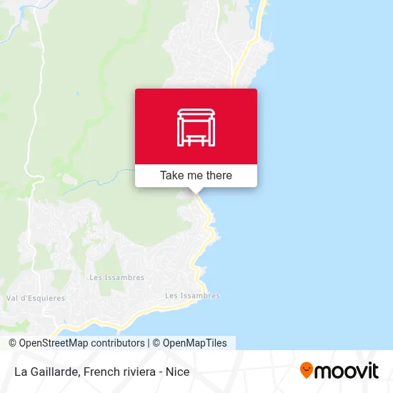 La Gaillarde map
