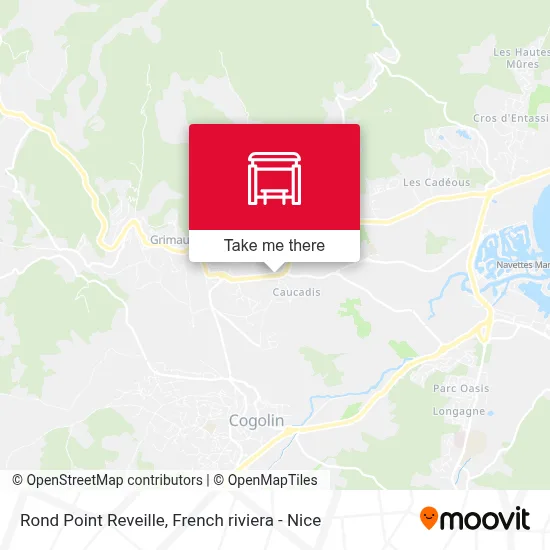 Rond Point Reveille map