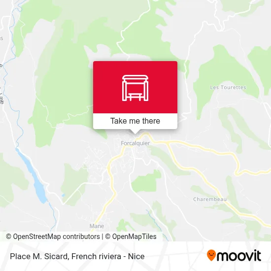 Place M. Sicard map