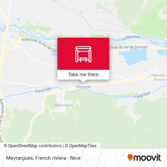 Meyrargues map